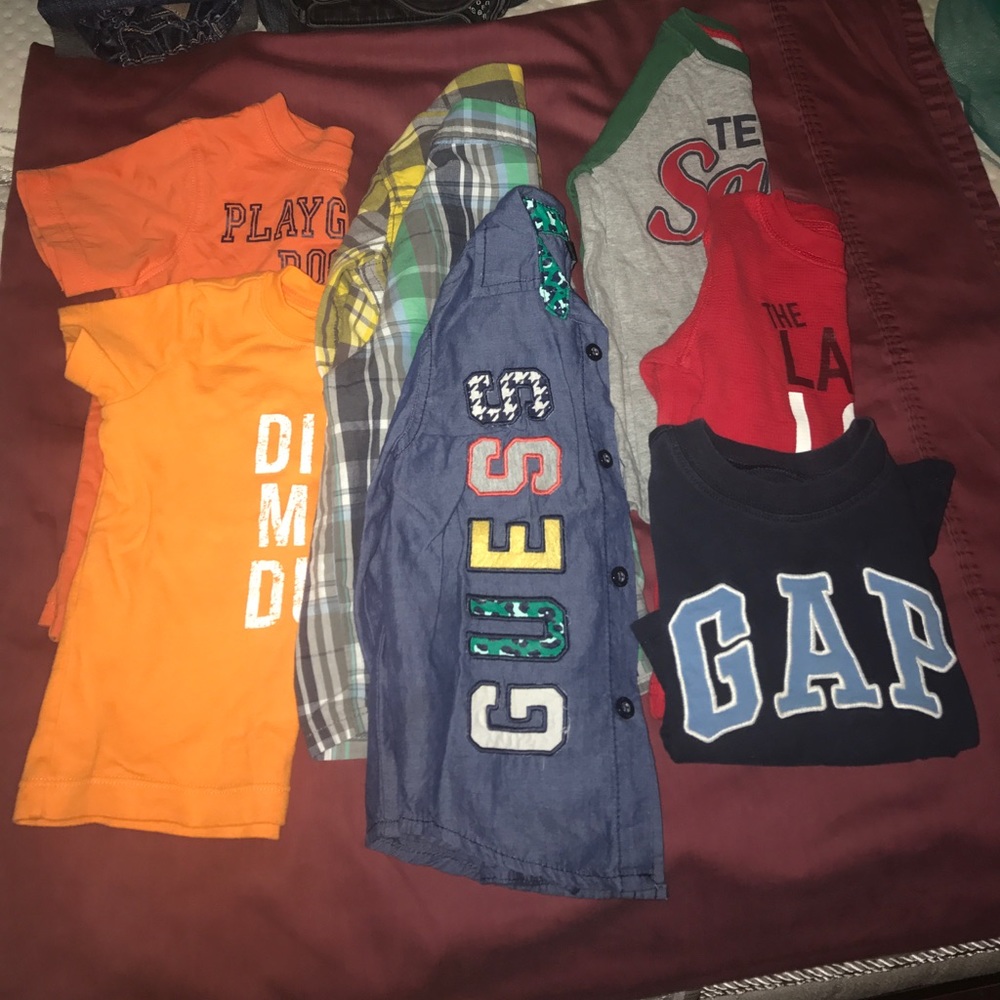 Toddler shirts and long sleeves take all...